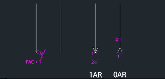Example: Draw Single Arrow / Reverse Arrow
