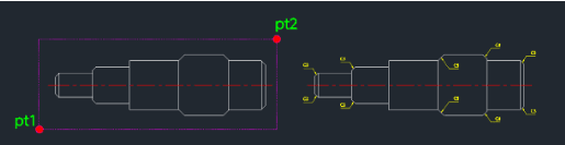 Example: Automated 45-Degree Chamfer Dimensioning