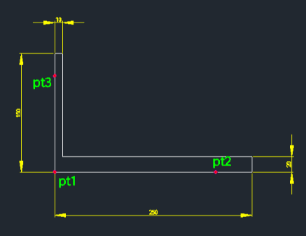 Example: Draw 90° Bent Plate