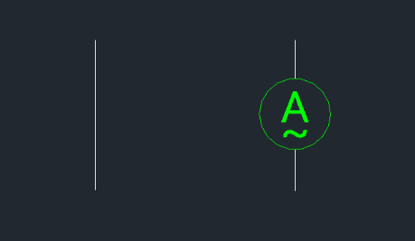 Example: Insert AC Ammeter