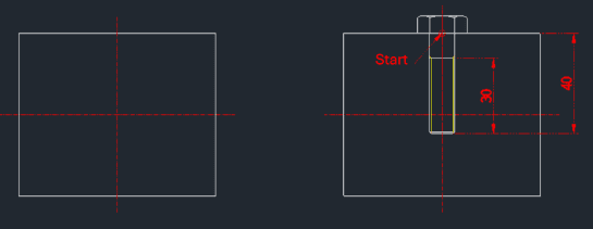 Example: Draw Hex Bolt