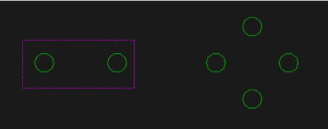 Example: 90-Degree Rotate Copy for Circles