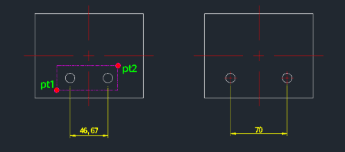 Example: Adjust Circle Distance (Horizontal/Vertical)