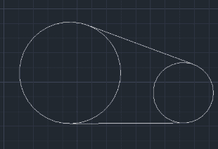 Example: Draw Tangent (2 Circles)