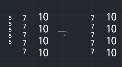 Example: Delete Text (By Height)