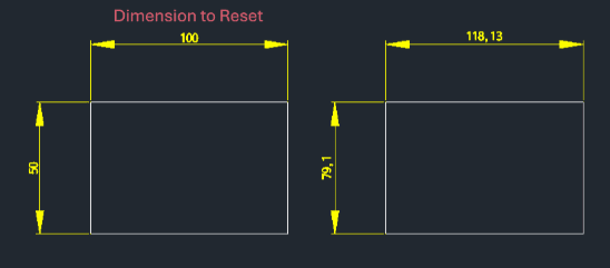 Example: Reset Dim Value