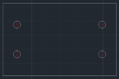 Example: Draw 4 Corner Circles in Rectangle
