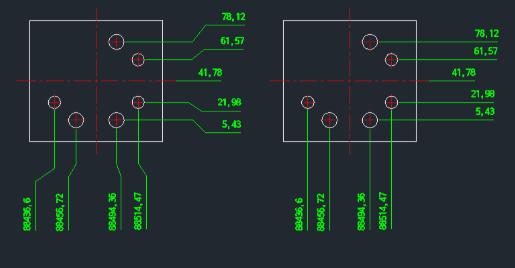 Example: Straighten Skewed Dimension Extension Lines