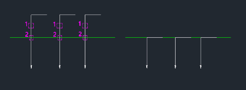 Example: Align Vertical Leaders to Y-Axis Line