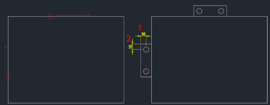 Example: Draw Rect Tab (2 Holes)