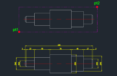 Example: Automated Shaft Dimensioning