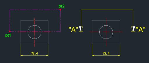 Example: Draw Section Mark (A-A)