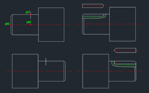 Example: Draw End Keyway