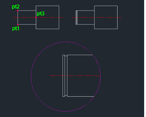 Example: Draw Ext. Snap Ring