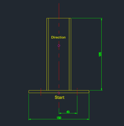 Example: Draw H-Beam Column