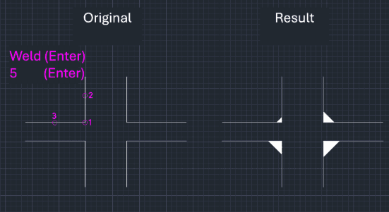 Example: Draw Weld Symbol