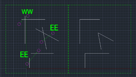 Example: Trim at Intersection / Extend to Corner