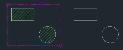 Example: Erase Hatches in Area