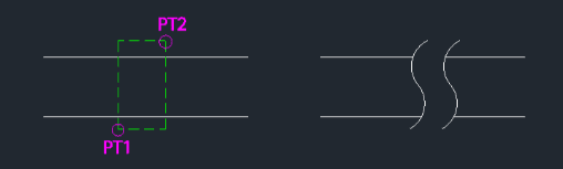 Example: Draw Break Line (Double)