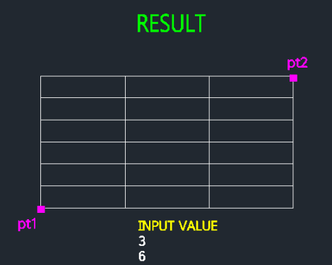 Example: Draw Table (Window)