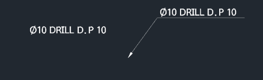 Example: Attach Leader to Text
